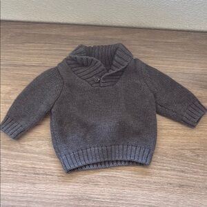Gymboree Charcoal Knit Baby Sweater